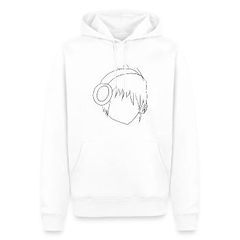 manga anime - Männer Premium Bio Hoodie - Weiß - Vorne - Nico (187cm)