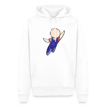 craftsmen's craft workers construction workers - Men’s Premium Organic Hoodie - white - Front - Nico (187cm)