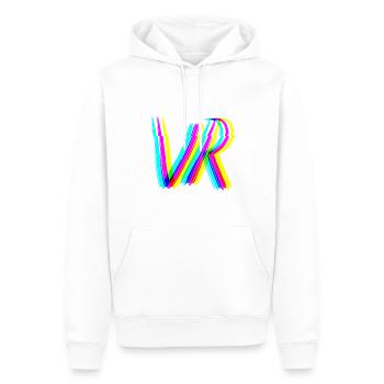 vr 3d effekt virtuelle realität gaming zocken - Männer Premium Bio Hoodie - Weiß - Vorne - Nico (187cm)