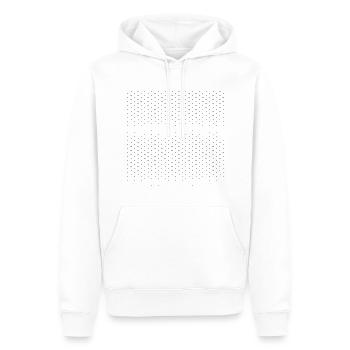Croix Motif Croix - Sweat à capuche Premium bio Homme - blanc - Devant - Nico (187cm)
