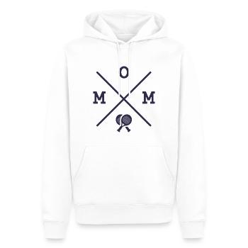Padel tennis mère padel joueur padel padel - Sweat à capuche Premium bio Homme - blanc - Devant - Nico (187cm)