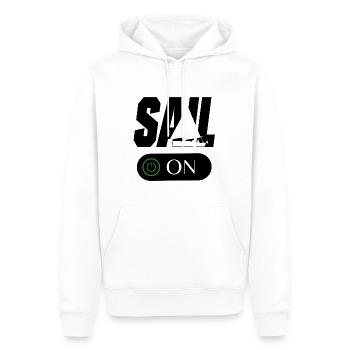 Segeln Sailing - Männer Premium Bio Hoodie - Weiß - Vorne - Nico (187cm)