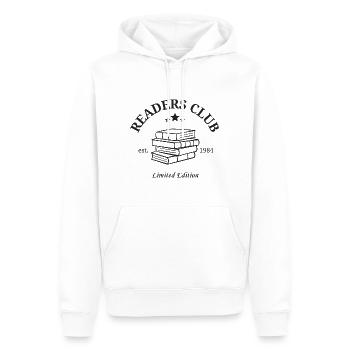 Readers Club Est 1984 Limitierte Auflage Vintage - Männer Premium Bio Hoodie - Weiß - Vorne - Nico (187cm)