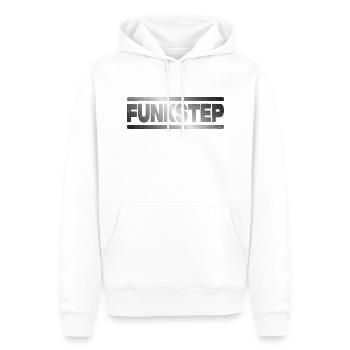 Funkstep DNB Drum n Bass Junglist Drum and Bass - Männer Premium Bio Hoodie - Weiß - Vorne - Nico (187cm)