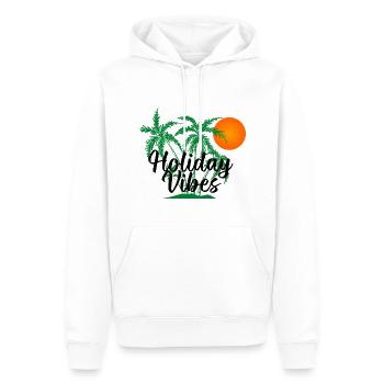 Urlaub Urlauber Palmen Sommer Sonne Strand Insel - Männer Premium Bio Hoodie - Weiß - Vorne - Nico (187cm)