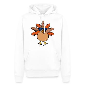Ich bin der schläfrige Truthahn Frohes Thanksgiving Dankbar, - Männer Premium Bio Hoodie - Weiß - Vorne - Nico (187cm)