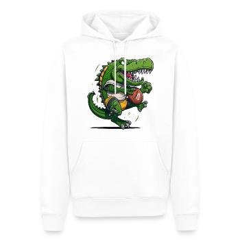 Amerika Kroko - Männer Premium Bio Hoodie - Weiß - Vorne - Nico (187cm)
