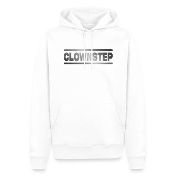 Clownstep DNB Drum n Bass Junglist - Männer Premium Bio Hoodie - Weiß - Vorne - Nico (187cm)
