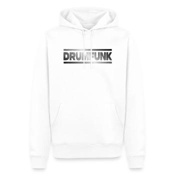 Drumfunk DNB Drum and Bass Junglist - Männer Premium Bio Hoodie - Weiß - Vorne - Nico (187cm)