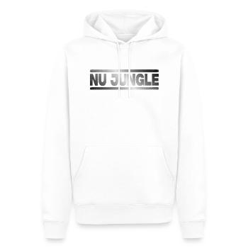 Nu Jungle DNB Junglist Drum and Bass - Männer Premium Bio Hoodie - Weiß - Vorne - Nico (187cm)