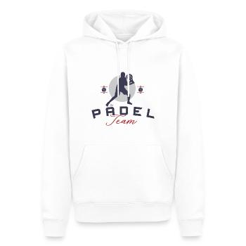 Padel Team Padel Tennis Padel Player - Men’s Premium Organic Hoodie - white - Front - Nico (187cm)
