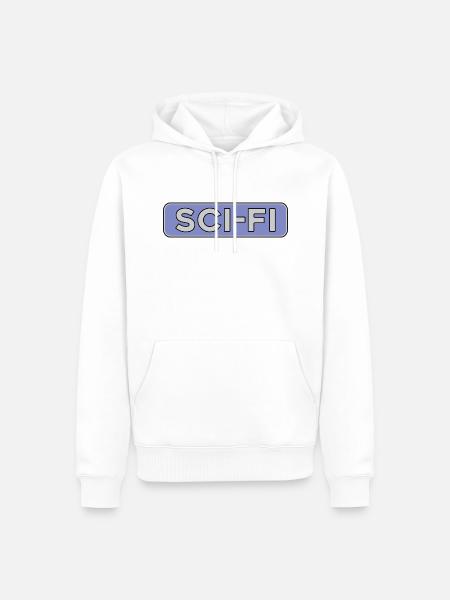 Scifi Science Fiction Sci-fi Nerd Geek - Männer Premium Bio Hoodie - Weiß