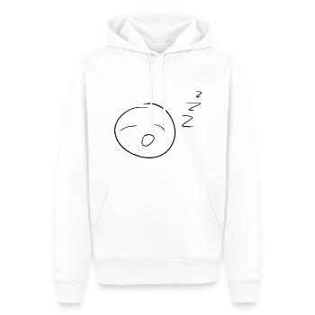 Langeweile langweilig - Männer Premium Bio Hoodie - Weiß - Vorne - Nico (187cm)