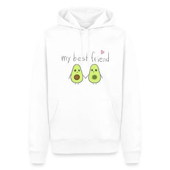 mon meilleur ami avocats amitié - Sweat à capuche Premium bio Homme - blanc - Devant - Nico (187cm)