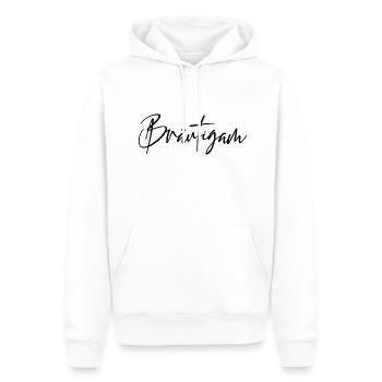 Bräutigam - Männer Premium Bio Hoodie - Weiß - Vorne - Nico (187cm)