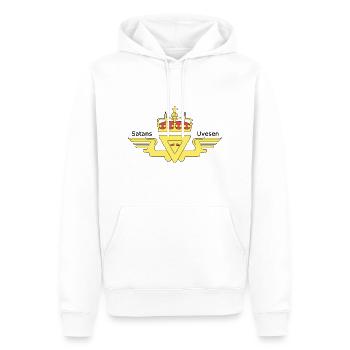 Satans Uvesen - Männer Premium Bio Hoodie - Weiß - Vorne - Nico (187cm)