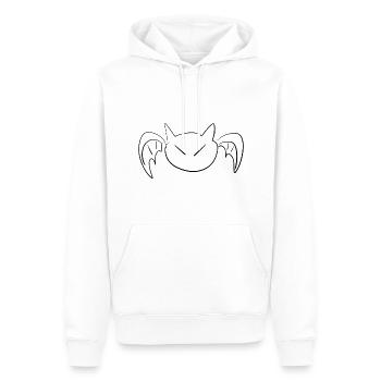 fledermaus flügel gemein böse symbol einfach - Männer Premium Bio Hoodie - Weiß - Vorne - Nico (187cm)