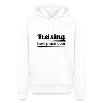Freising - Stadt best place ever - Männer Premium Bio Hoodie - Weiß - Vorne - Nico (187cm)