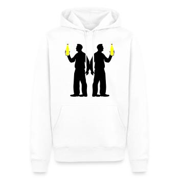 Drinking Team Jga - Männer Premium Bio Hoodie - Weiß - Vorne - Nico (187cm)