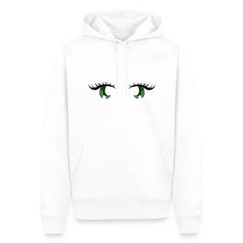 manga d’anime - Sweat à capuche Premium bio Homme - blanc - Devant - Nico (187cm)
