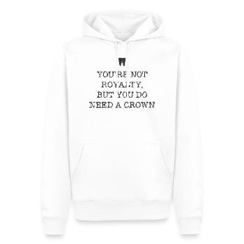 Zahn, Zahnarzt, Zahnpasta, Zähne, Zahnhygieniker - Männer Premium Bio Hoodie - Weiß - Vorne - Nico (187cm)