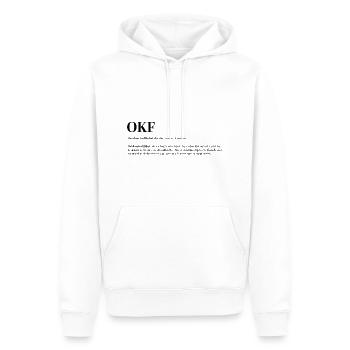 OKF Contrôle local Voyage Village Village Enfant Rituel Fun - Sweat à capuche Premium bio Homme - blanc - Devant - Nico (187cm)