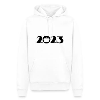 Chef 2023, Chef 2023 - Sweat à capuche Premium bio Homme - blanc - Devant - Nico (187cm)