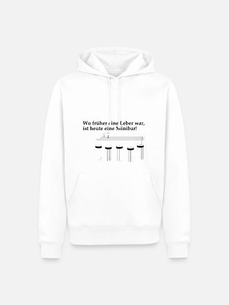 Minibar - Männer Premium Bio Hoodie - Weiß