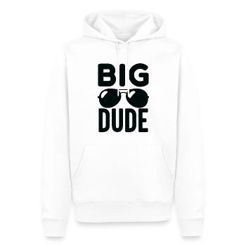 Großer Kerl - Männer Premium Bio Hoodie - Weiß - Vorne - Nico (187cm)