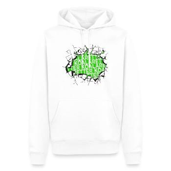 geek hund bday baby geburtstagsgeschenk büro - Männer Premium Bio Hoodie - Weiß - Vorne - Nico (187cm)