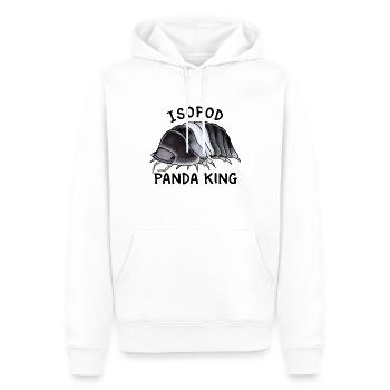 Assel Cubaris Panda König - Männer Premium Bio Hoodie - Weiß - Vorne - Nico (187cm)