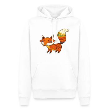 Wildtiere - Männer Premium Bio Hoodie - Weiß - Vorne - Nico (187cm)