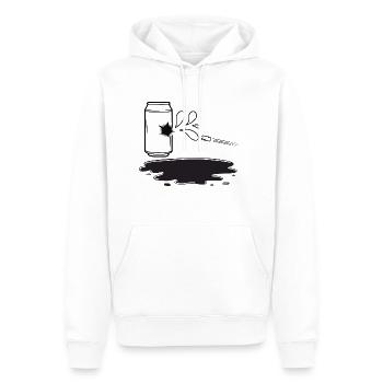 Dosenschießen - Männer Premium Bio Hoodie - Weiß - Vorne - Nico (187cm)