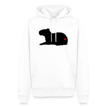 Love Capybara - Männer Premium Bio Hoodie - Weiß - Vorne - Nico (187cm)