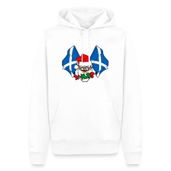 Weihnachten Kersman Flagge Schottland - Männer Premium Bio Hoodie - Weiß - Vorne - Nico (187cm)