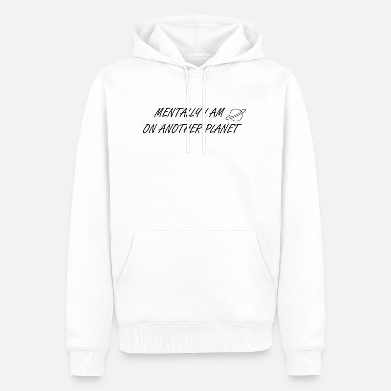 Esprit d'une autre planète - Sweat à capuche Premium bio Homme - blanc