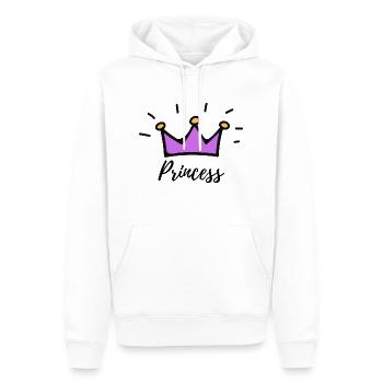 Prinzessinen-Shirt - Männer Premium Bio Hoodie - Weiß - Vorne - Nico (187cm)