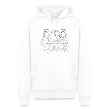 Soirée pyjama pyjama soirée pyjama - Sweat à capuche Premium bio Homme - blanc - Devant - Nico (187cm)