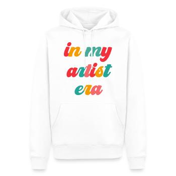 In My Artist Era - Funny Artist - Men’s Premium Organic Hoodie - white - Front - Nico (187cm)