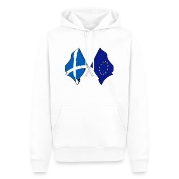 Flagge von Schottland, Europa - Männer Premium Bio Hoodie - Weiß - Vorne - Nico (187cm)