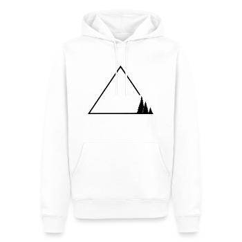 camping1 - Männer Premium Bio Hoodie - Weiß - Vorne - Nico (187cm)