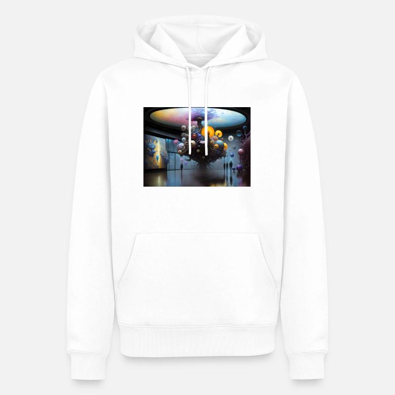 Reise in Actarus #21 - Männer Premium Bio Hoodie - Weiß