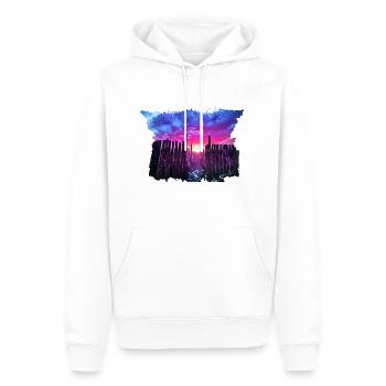 Gardien - Sweat à capuche Premium bio Homme - blanc - Devant - Nico (187cm)