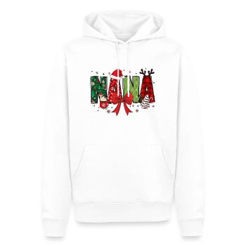 Weihnachten Weihnachtsmann 2024 2025 Film Urlaub Familie XMS - Männer Premium Bio Hoodie - Weiß - Vorne - Nico (187cm)