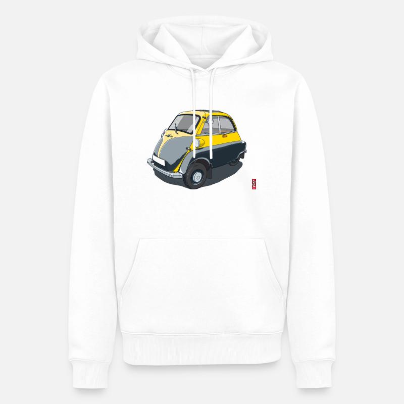 Oldtimer Isetta - Sweat à capuche Premium bio Homme - blanc