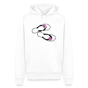 Flip Flop 2 - Männer Premium Bio Hoodie - Weiß - Vorne - Nico (187cm)
