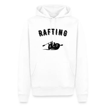 Rafting - Männer Premium Bio Hoodie - Weiß - Vorne - Nico (187cm)