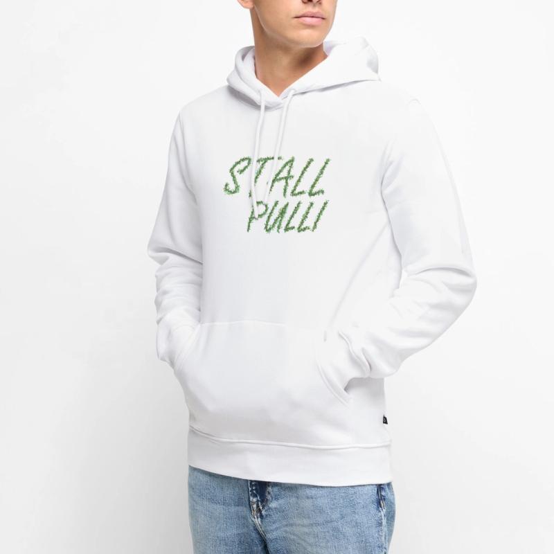 Pferde Stall Pulli Männer Premium Bio Hoodie