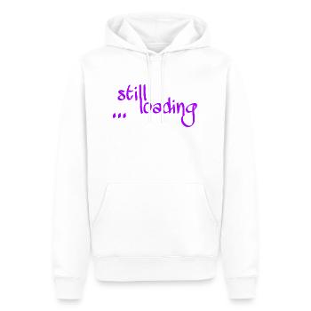 Still loading ... - Männer Premium Bio Hoodie - Weiß - Vorne - Nico (187cm)