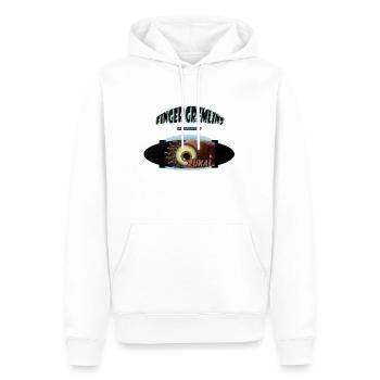 Skateboard Creature Monster Sport Finger Gremlin - Men’s Premium Organic Hoodie - white - Front - Nico (187cm)